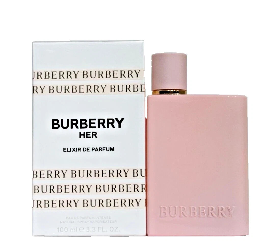 Burberry Her Elixir De Parfum Eua De Parfum Intense 3.3oz/100ml Women New In Box