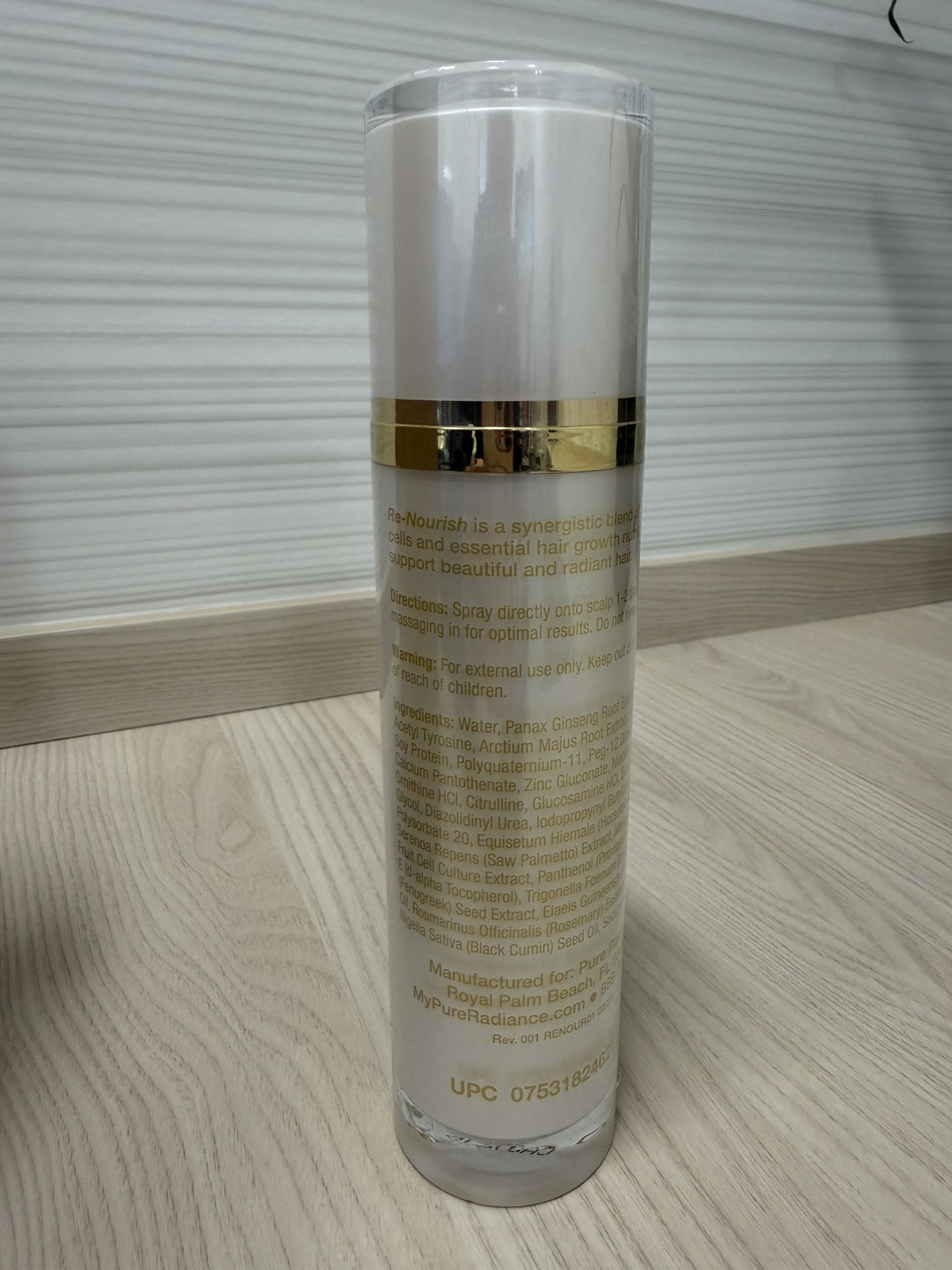 Pure Radiance DR SEARS RE-NOURISH Hair Growth Nutrition 6oz – SEALED!!
