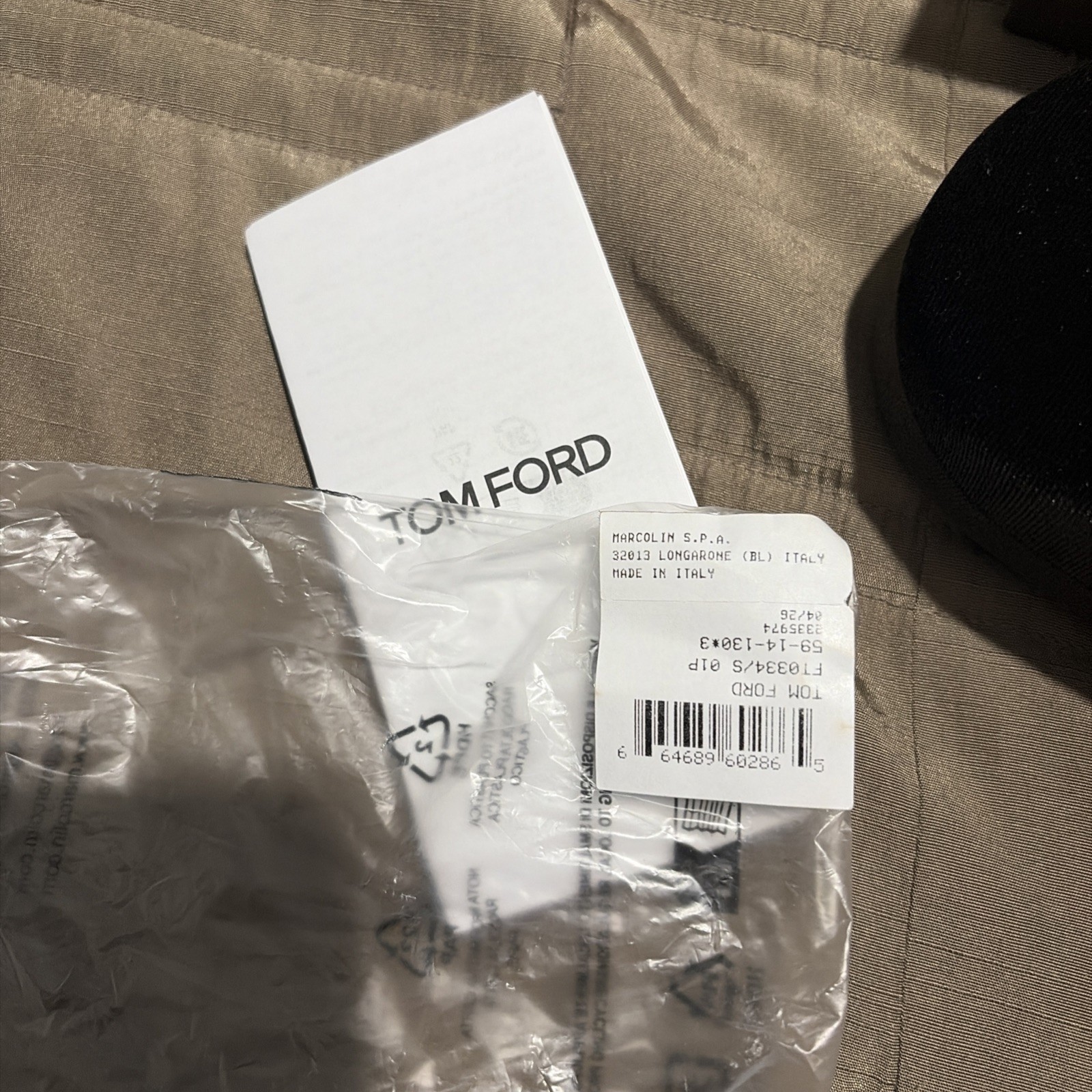 Tom Ford Dimitry FT0334 01P Shiny Black Gradient Green 59 mm Men’s Sunglasses