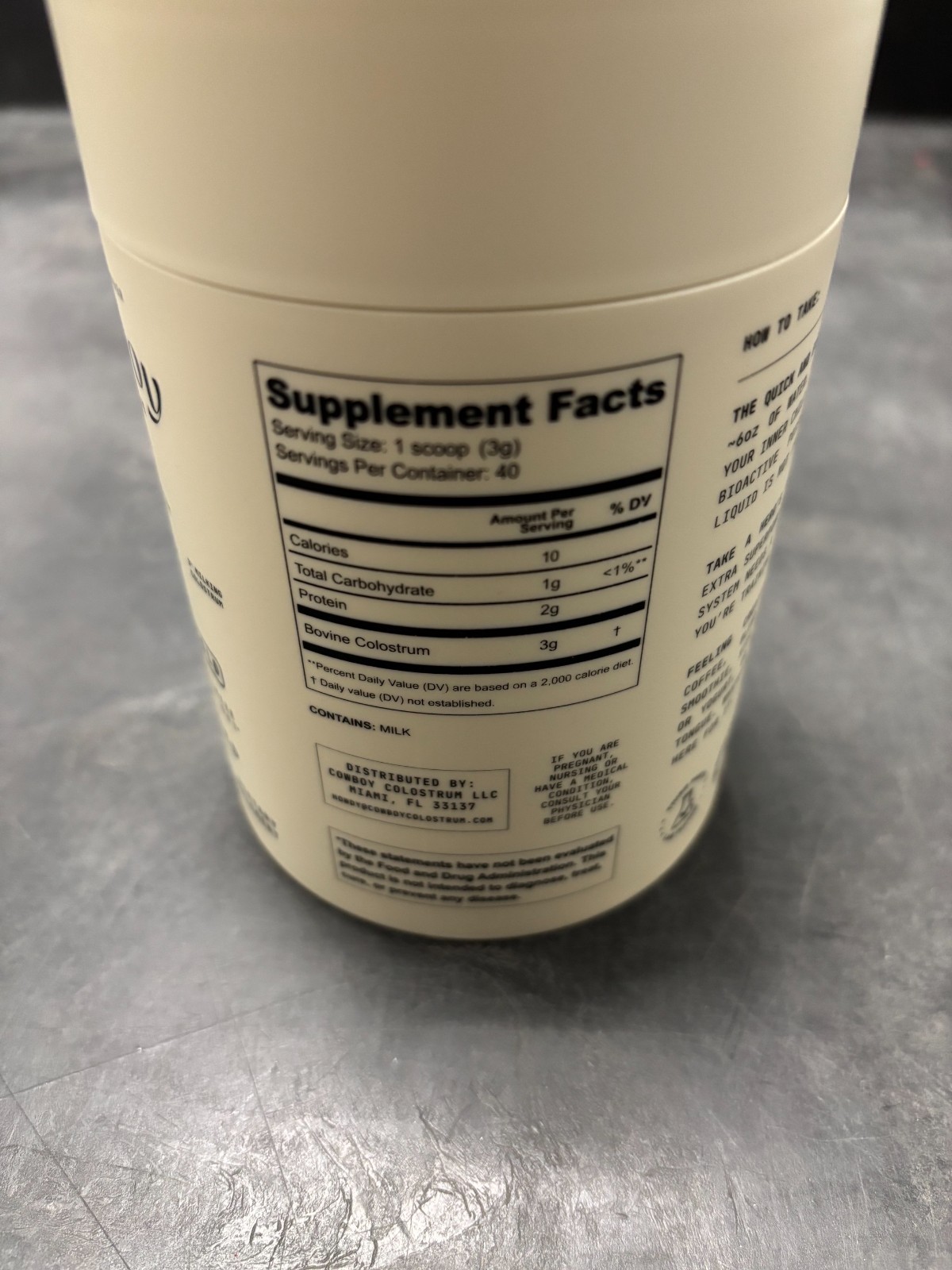 Nature’s Gold Cowboy Colostrum – Superfood Powder, 4.2 oz (120g), 3 Flavors