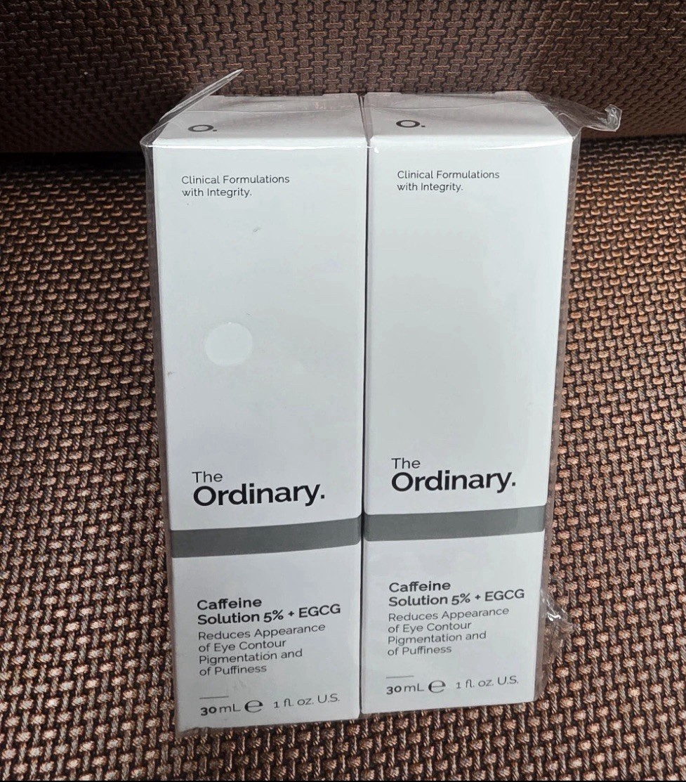 5 Pack The Ordinary Caffeine Solution 5% + EGCG 30mL Eye Serum NEW