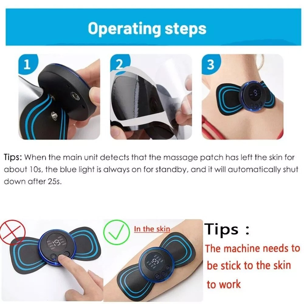 EMS Foot Massager with Remote Control, Pain-Relief for Feet Neuropathic Relief