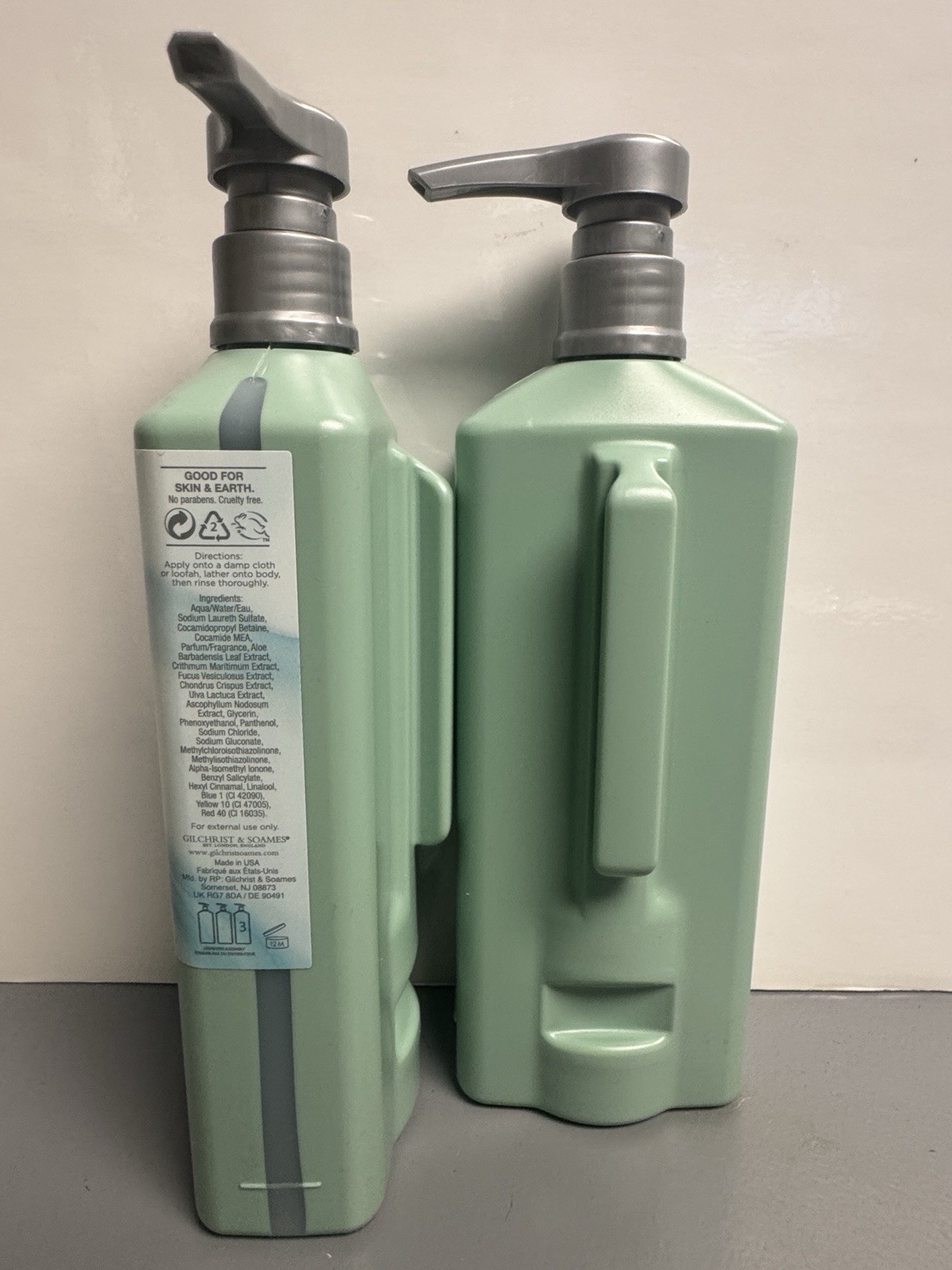 2 PACK Spa Therapy BODY WASH Stimulating Sea Wrack 12.2oz 360mL Pump Bottle