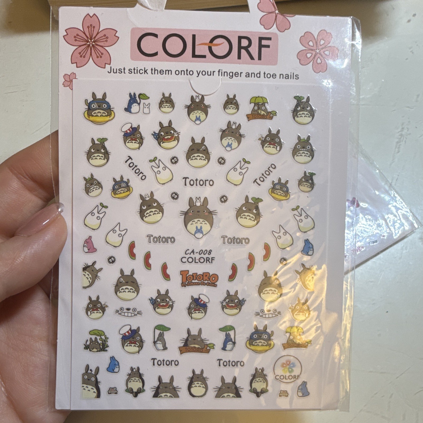 2pcs bundle sailor moon & Totoro sticker sheets brand new