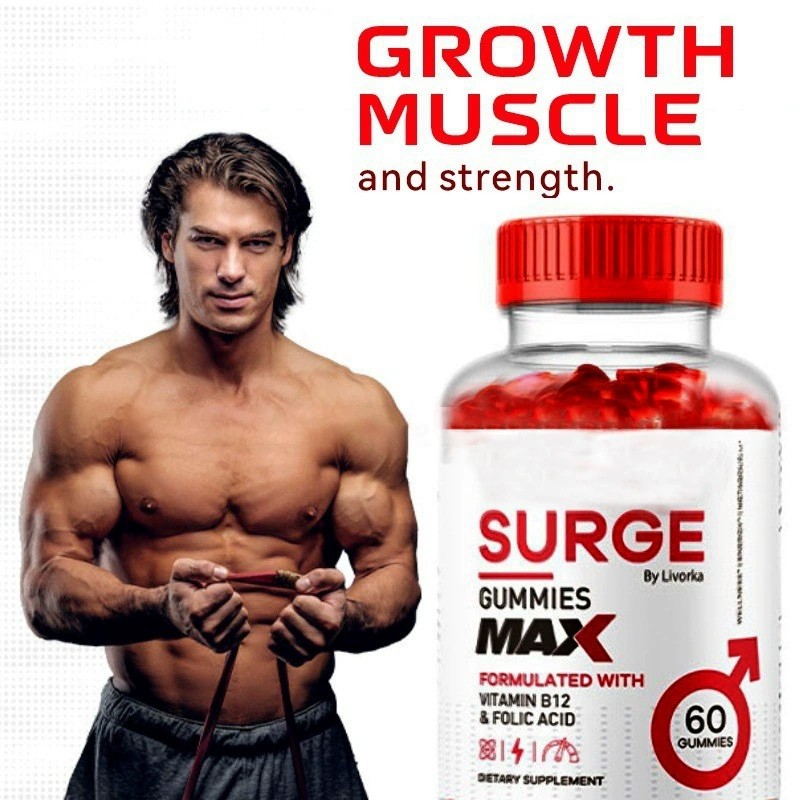 Vital Surge Male Gummies Maximum Strength Vital Surge Advanced Formula 60 Count