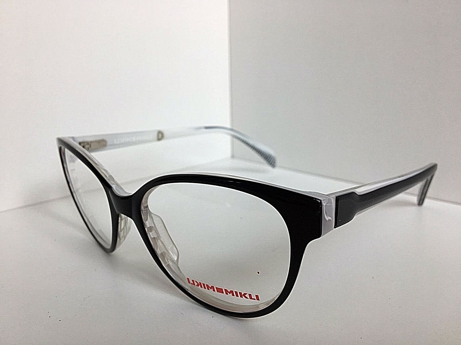New Mikli by ALAIN MIKLI ML17R12 M01 54mm Black White Women’s Eyeglasses Frame .