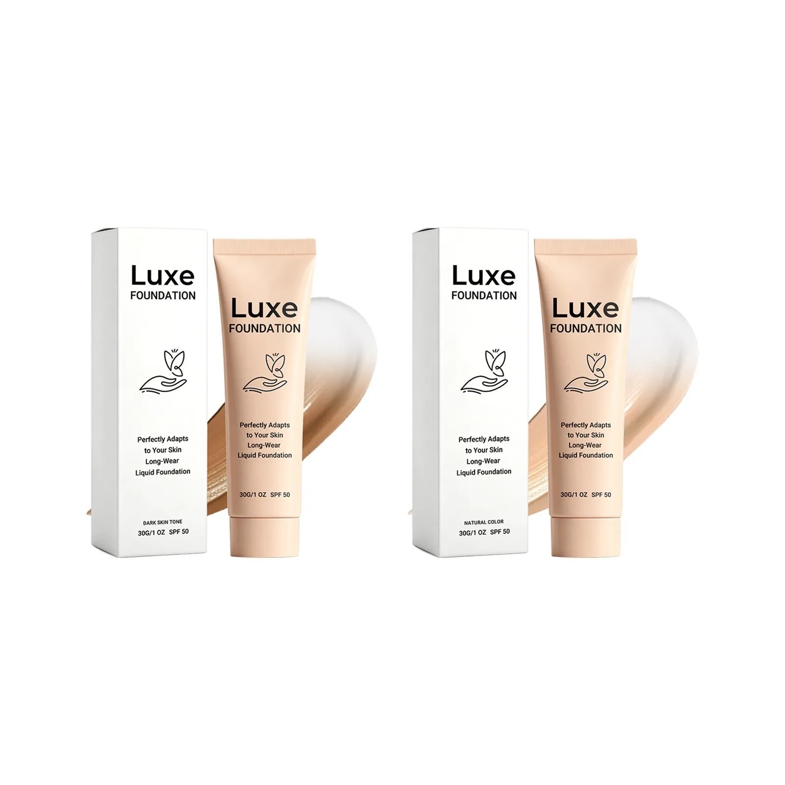 Luxe Color Changing Foundation for Women 30Ml Light to Medium Color Coverage