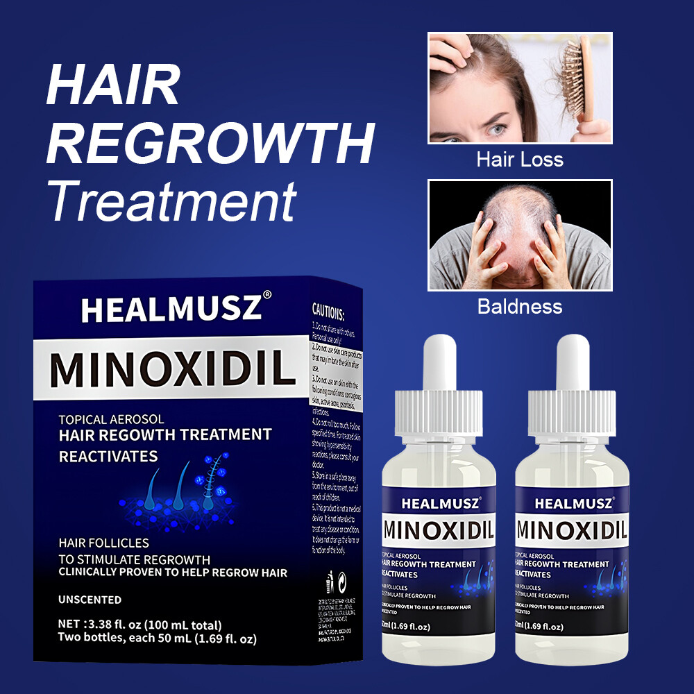 Minoxidil 5% Extra Strength for Men&Women Hair Regrowth Solution 6 Month Supply