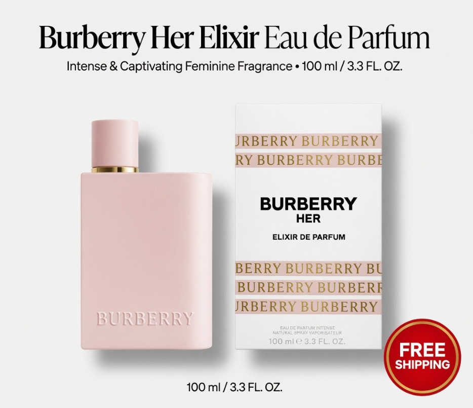 Burberry Her Elixir by Burberry Perfume Women EDP Cologne 3.3 /3.4 oz New In Box
