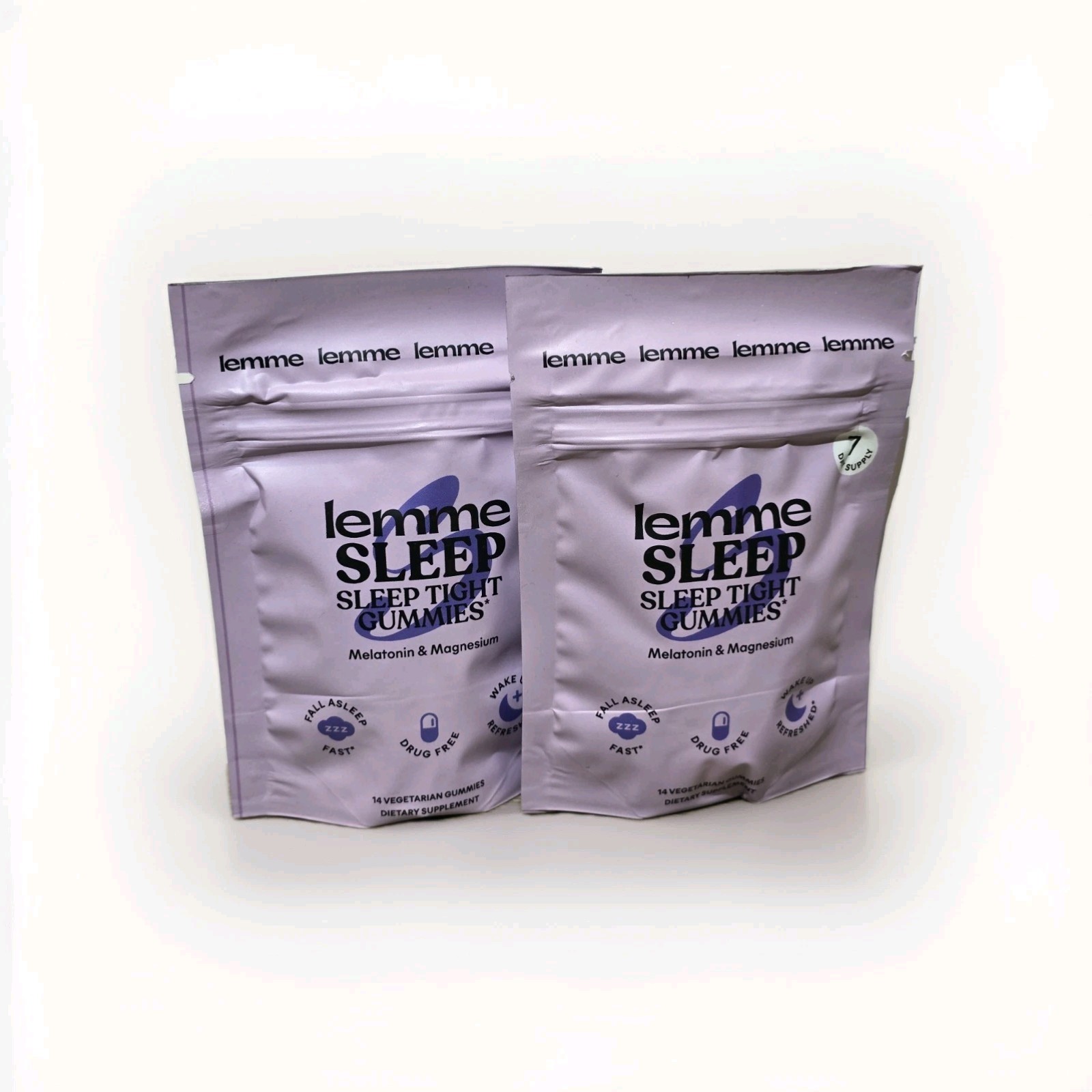 Lemme Sleep Gummies 28 Count Melatonin & Magnesium (2 Packs Of 14 Ct) Sealed