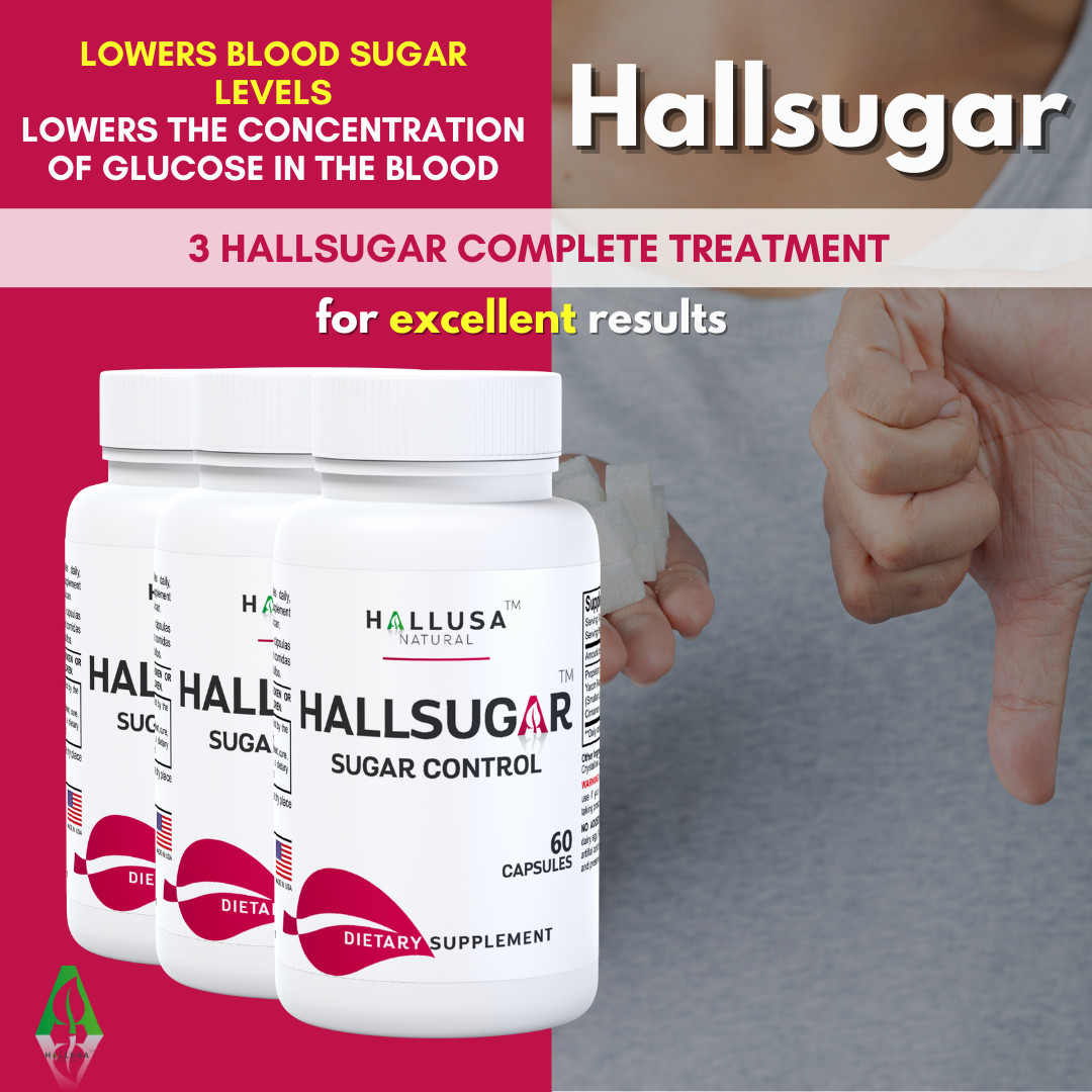 HALLSUGAR – Blood Sugar Control – Blood glucose Levels – 60 Cap