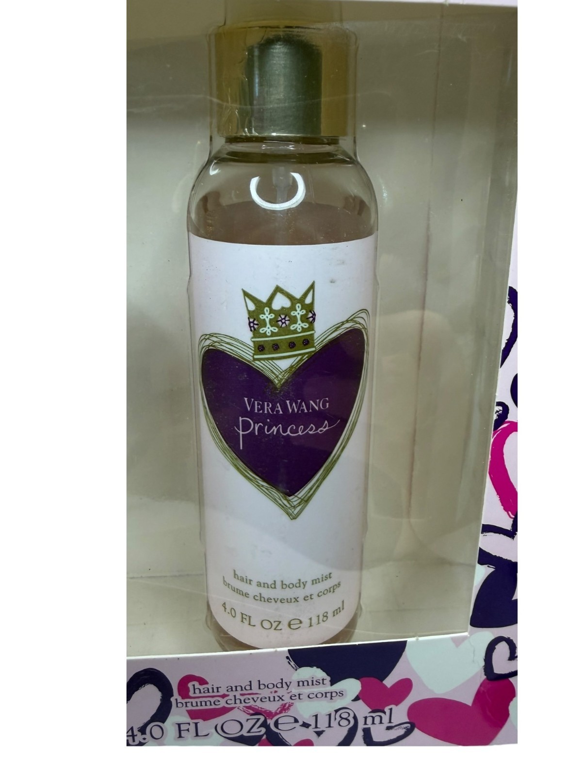 Vera Wang Princess Eau De Toilette Spray with Hair & Body Mist Gift Set 1 Fl Oz