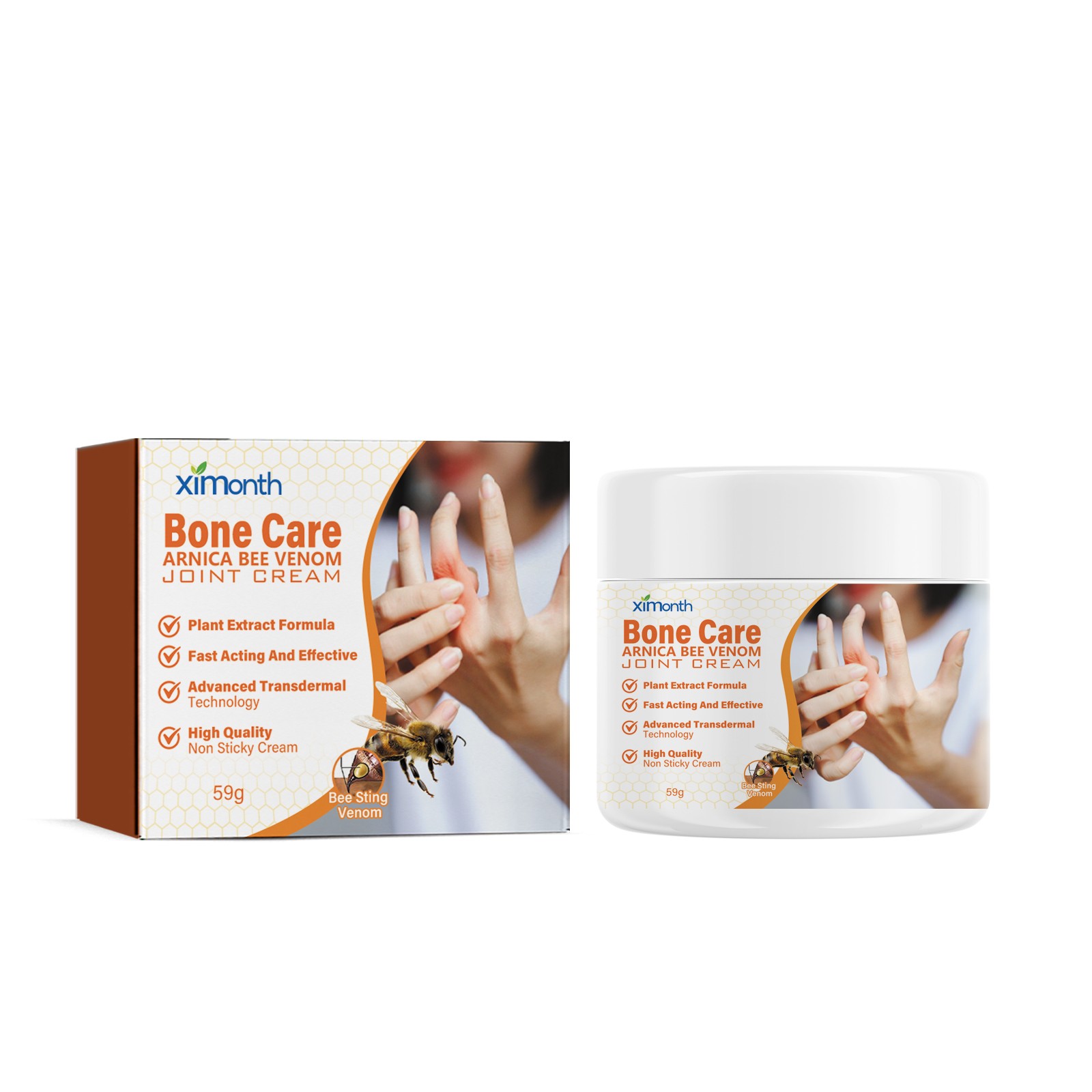 Bee Venom Joint Care Cream Relieves Aching Joints, Hands, Lumbar Muscles, Bones