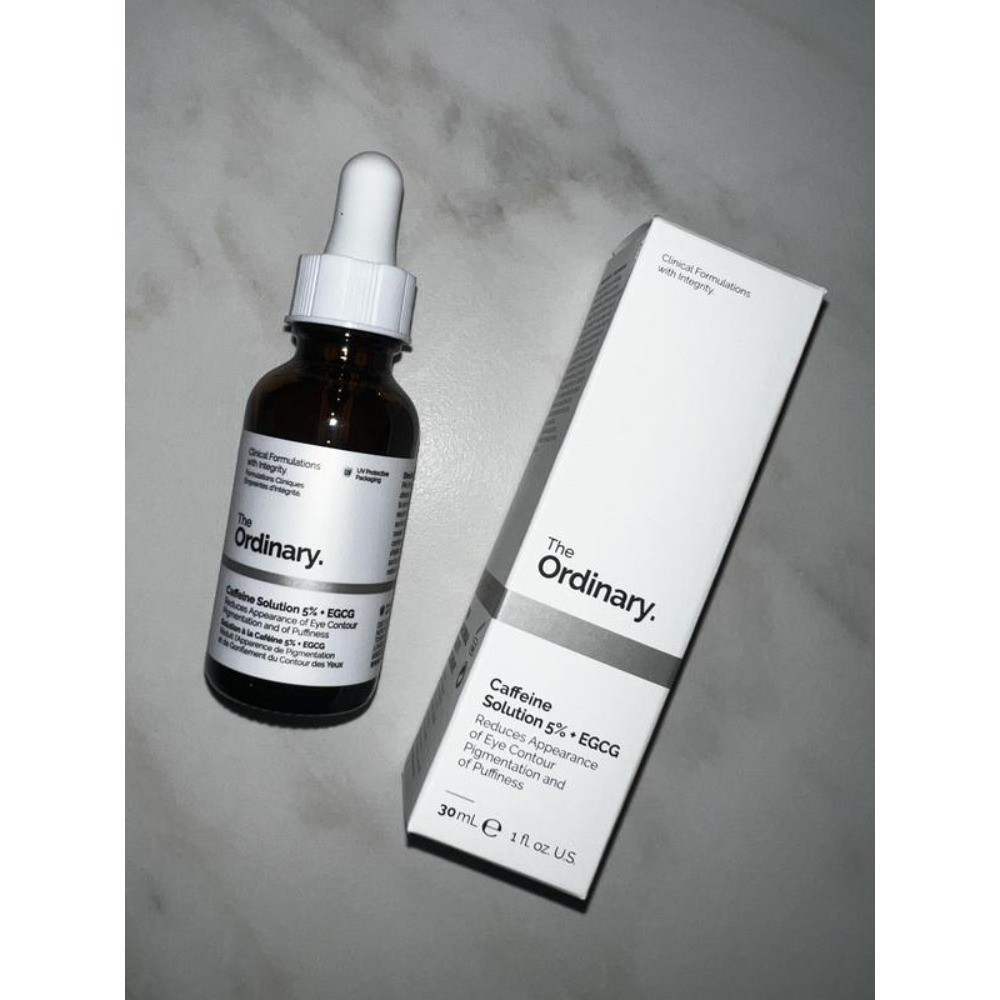 The Ordinary Caffeine Solution 5% +EGCG Depuffing Eye Serum for Dark Circles 1oz