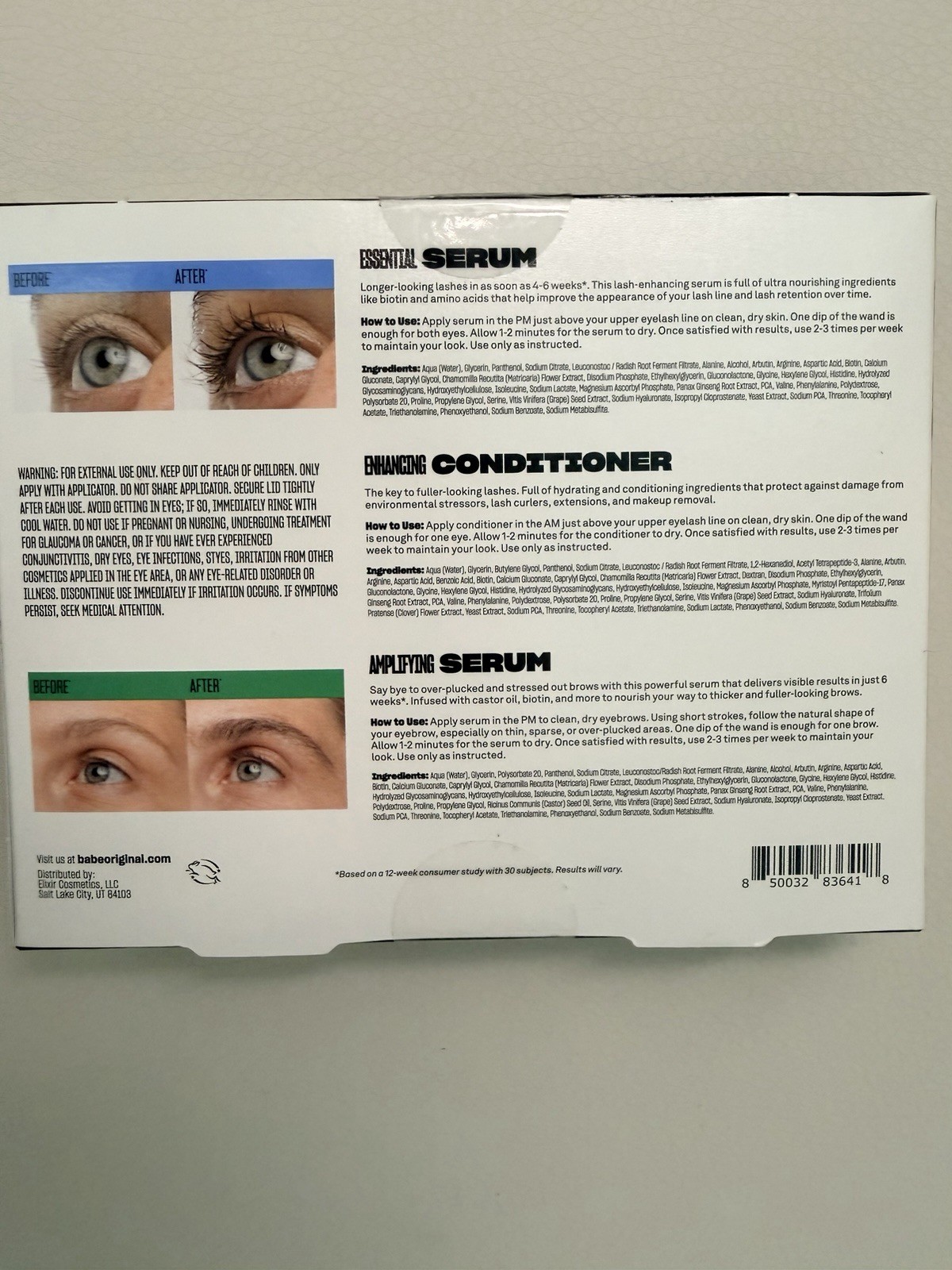 Babe Original Triple Threat Mini Set To Enhance Lashes & Brows
