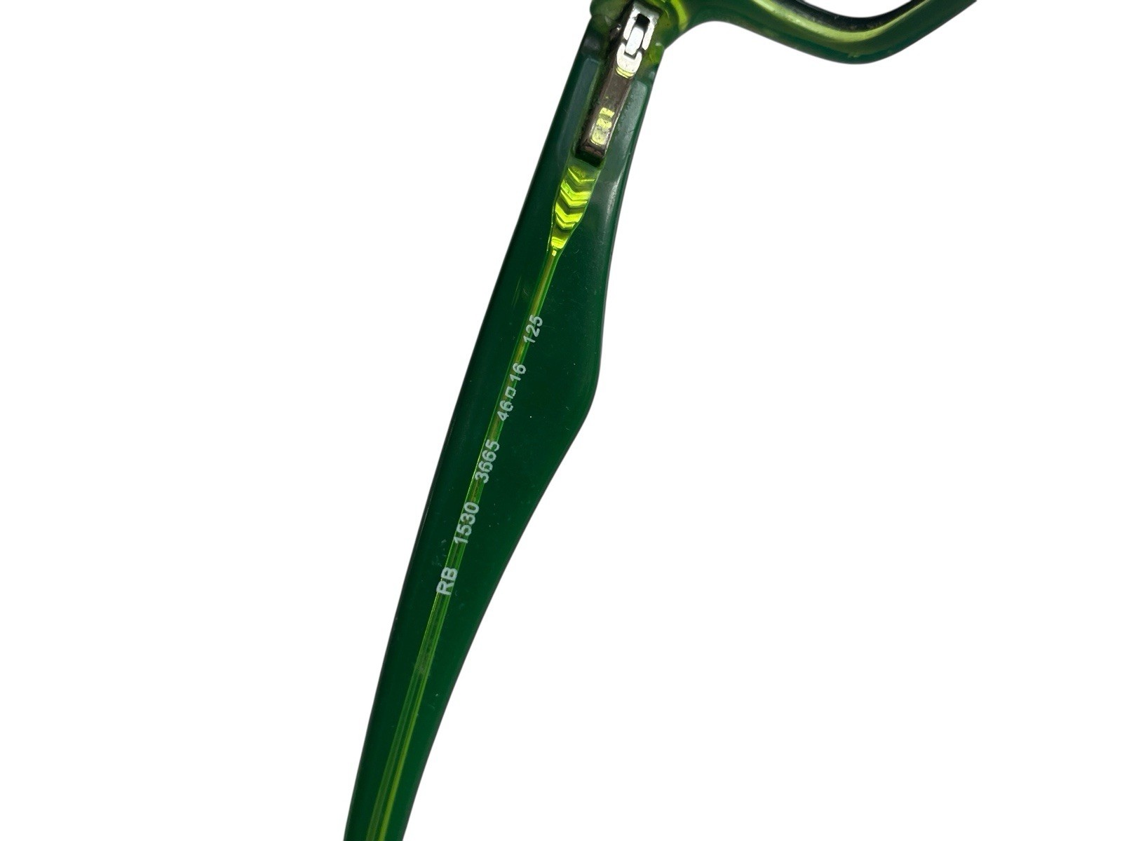Ray-Ban Kids Frames Eyeglasses Green Black 49-125 Rectangle RB1530 3365 Unisex