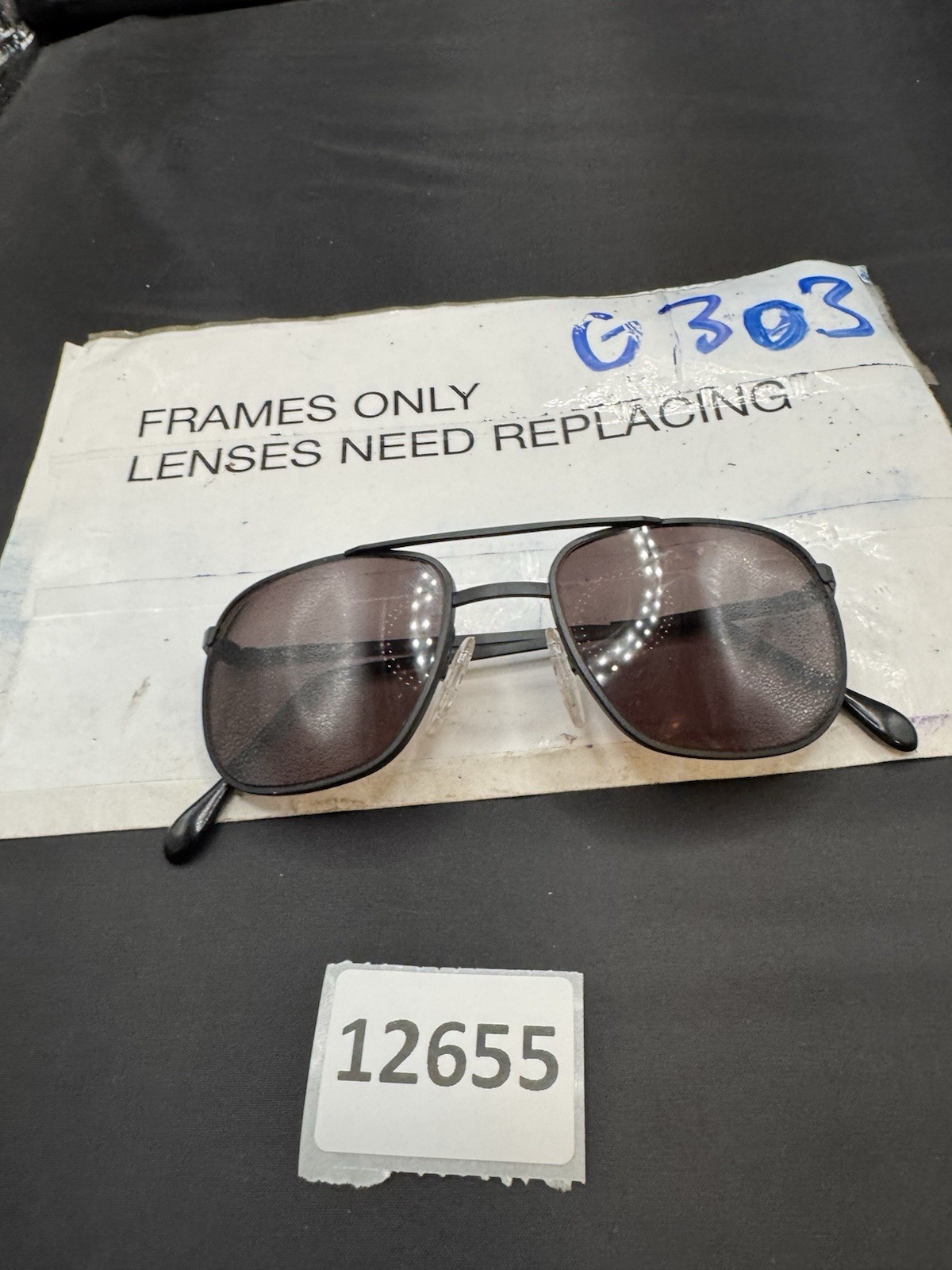 Artcraft Eyeglasses OP 52-18-140 Matte Black Square United States Vintage EB06