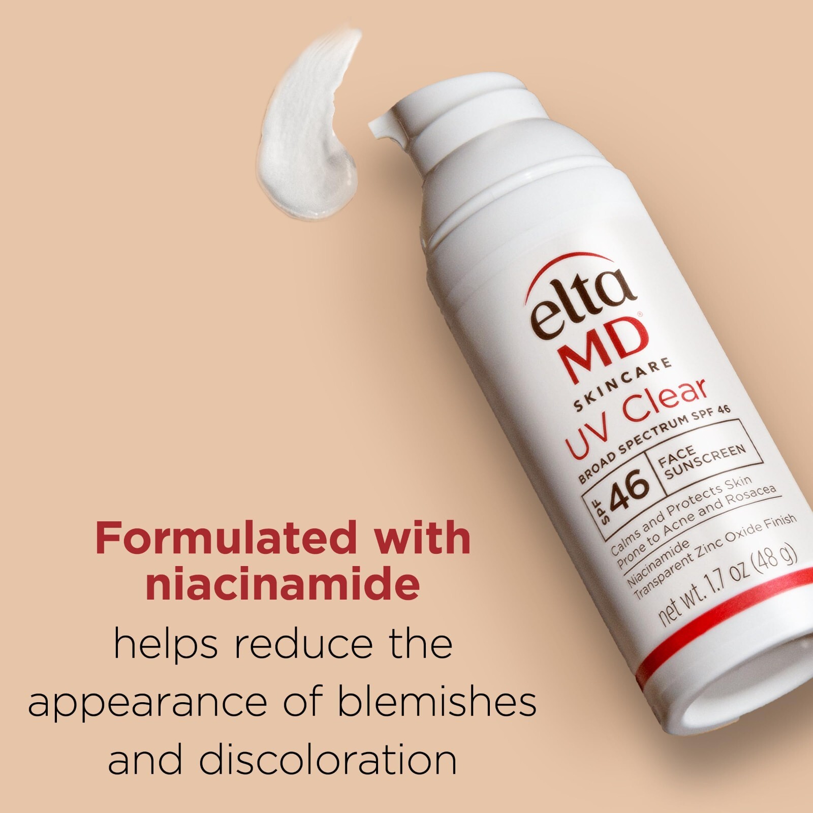 Elta MD UV Clear Facial Sunscreen SPF 46 1.7 oz EXP 06/25 *New in Box*