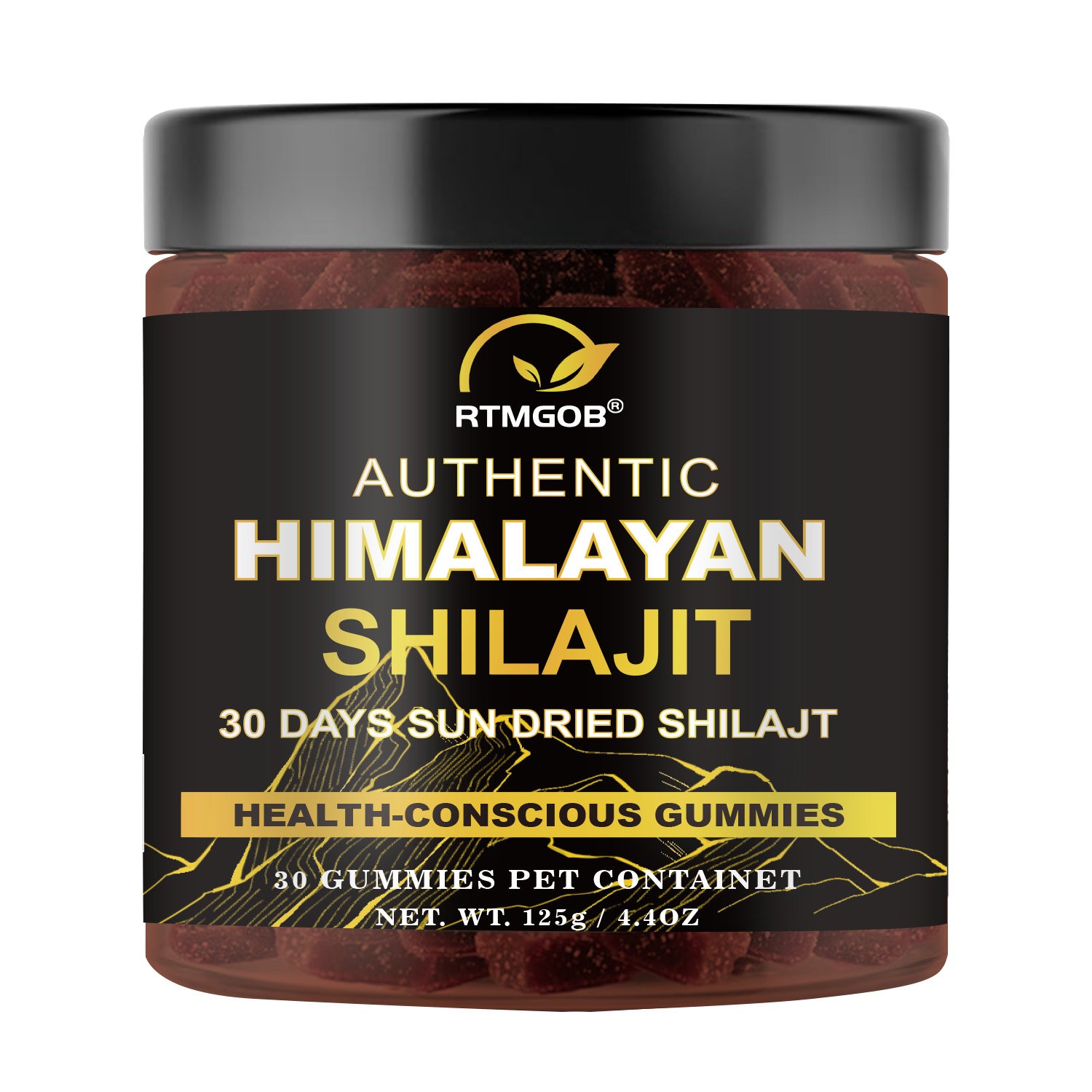 Himalayan SHILAJIT| Cellular Energy & Hormonal Balance | 30 Gummies