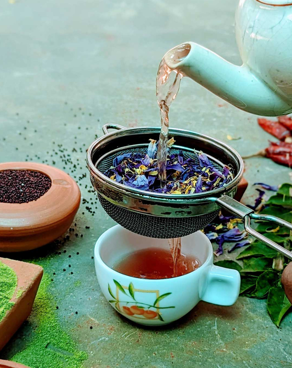 Dried Blue Lotus Herbal tea – 100g – Nymphaea Caerulea- 100% all natural.