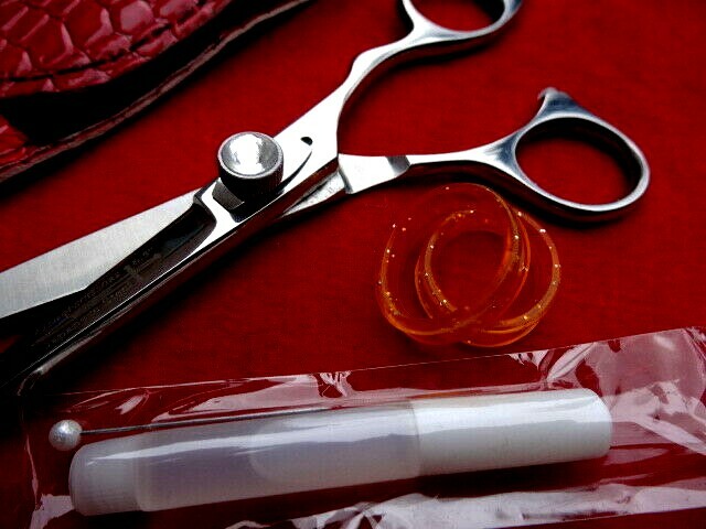 Money Back Warranty_TOP 6″(6.5″) Hairdressing Hair Scissors Japanese Steel_oil