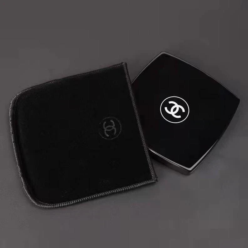 Brand New Chanel Mirror Duo Compact Double Sided Black with Box / dust bag