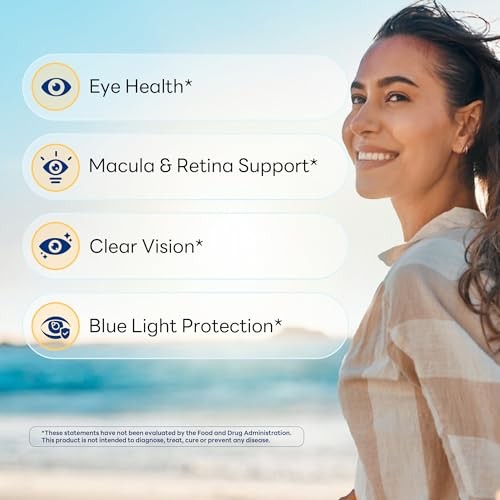 Vitamin World Lutein & Zeaxanthin Supplements, 40mg Lutein, Eye Health, Blue