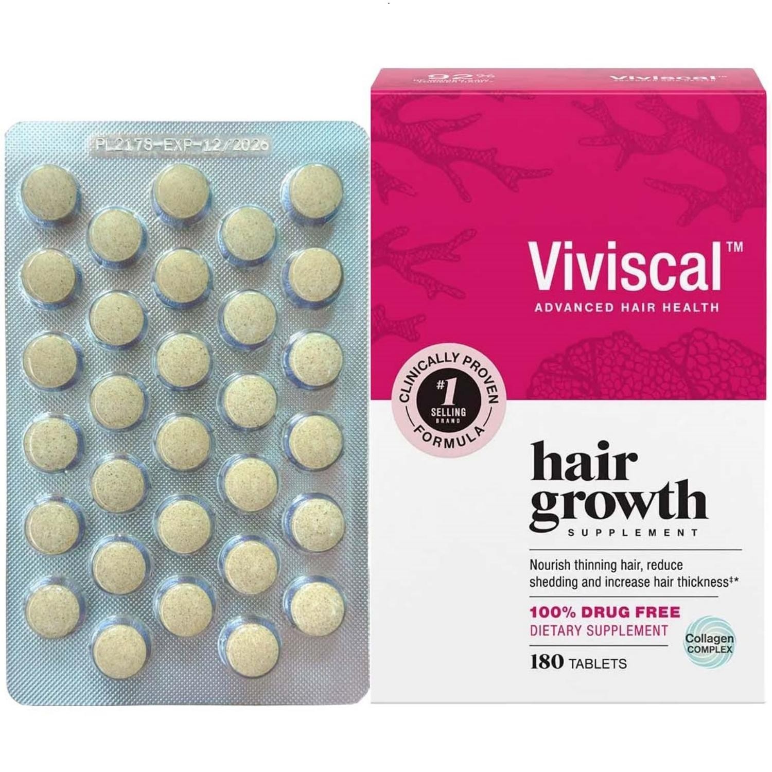 Viviscal Hair Growth Supplement for Women 180 Tablets
