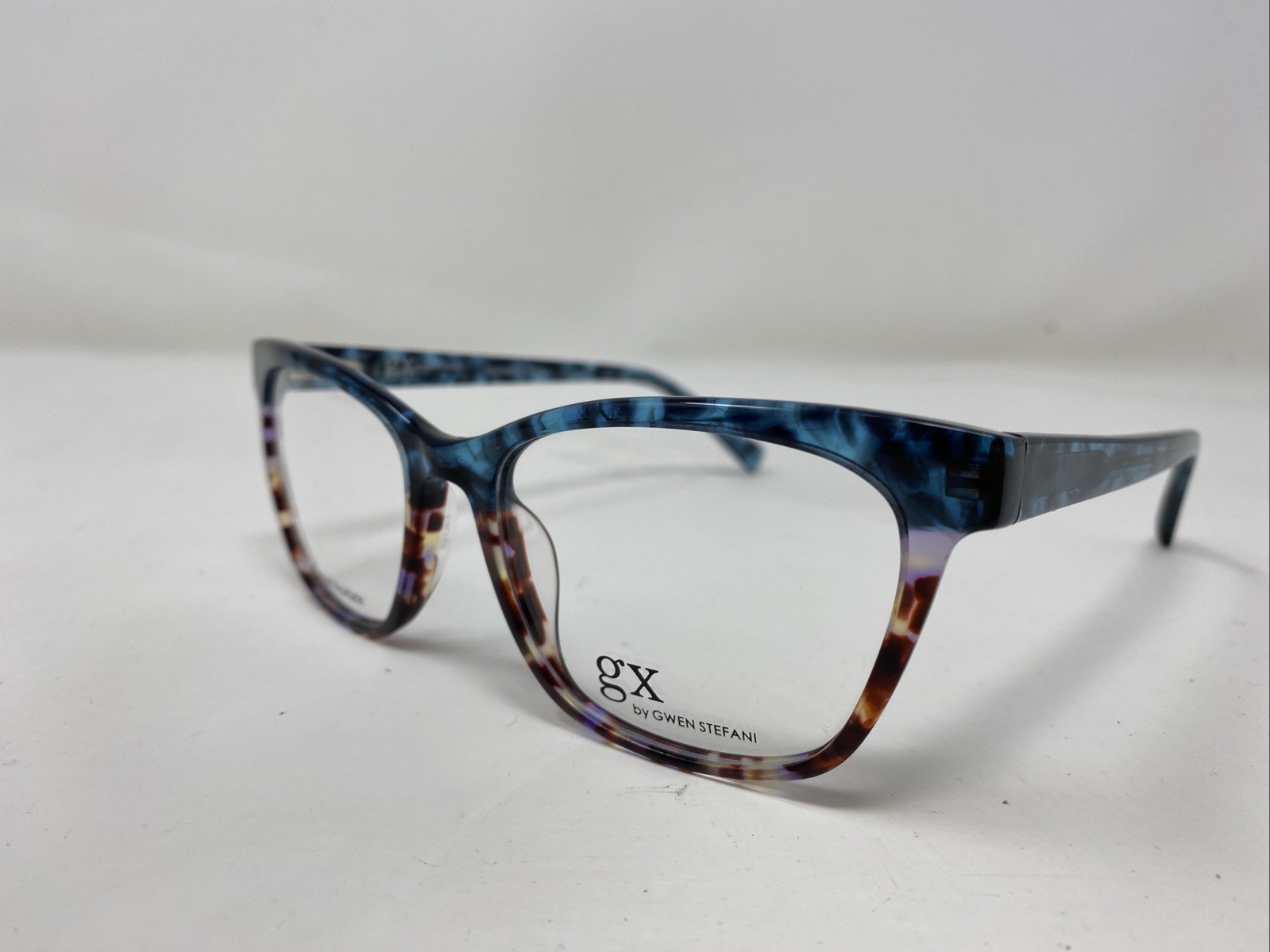 GX by Gwen Stefani GX108 TEA 54-18-140 B:42 Teal Tortoise Eyeglasses Frame CG59