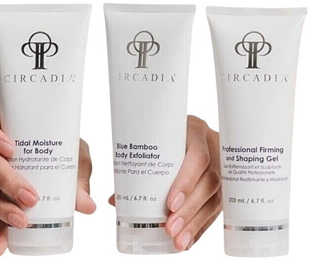 Skincare Circadia Body Regimen Bundle 3 piece Kit 1 each 6.7 oz Tidal Moistur