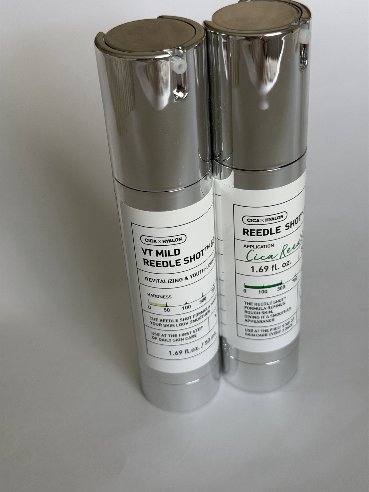 VT Reedle Shot 50 & 300 Bundle NEW Cica Hyalon K-Beauty Skincare 50ml Each
