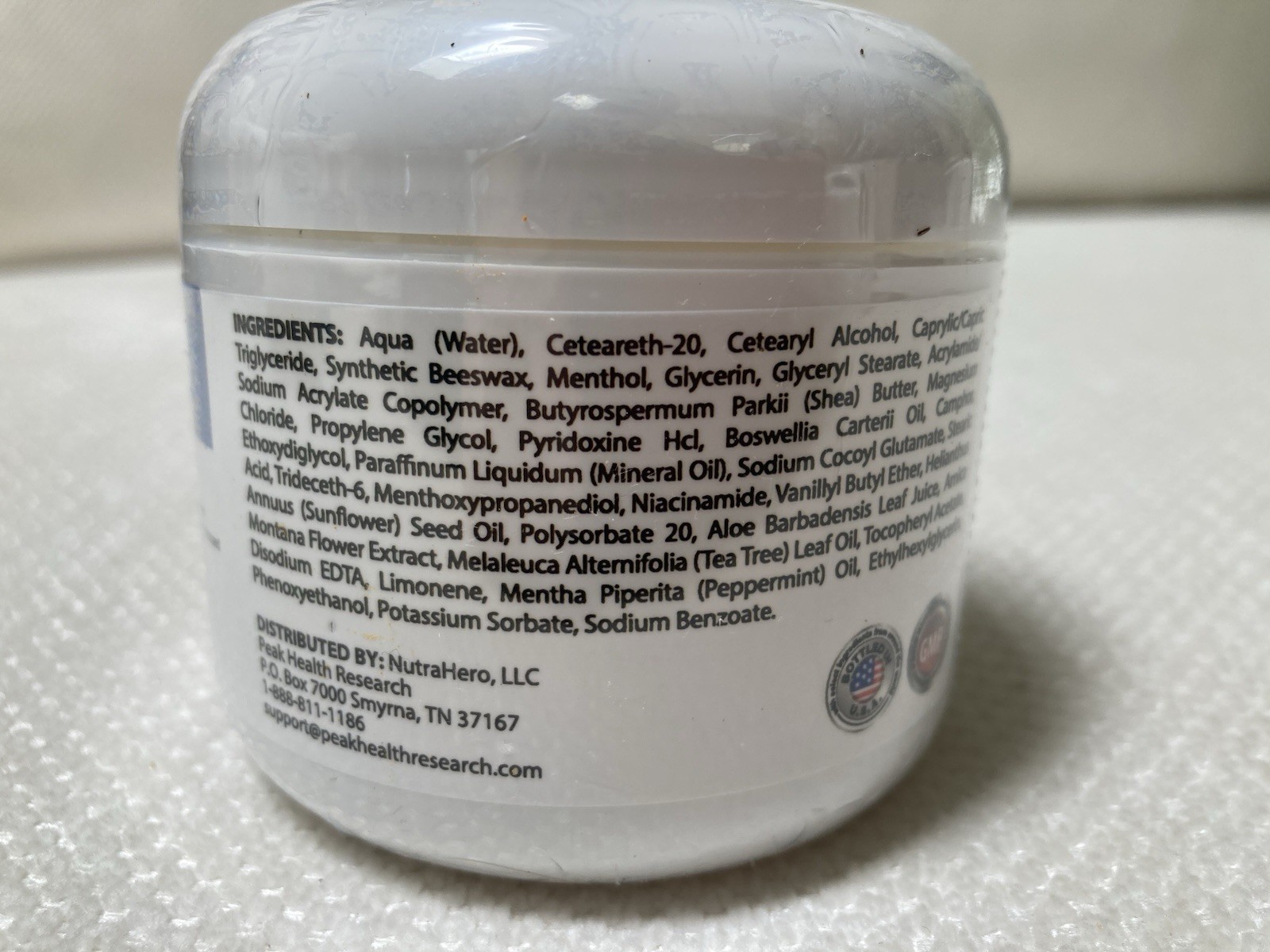 Magnesium Freeze – Topical Magnesium Cream with Niacinamide for Joints, 4 Oz