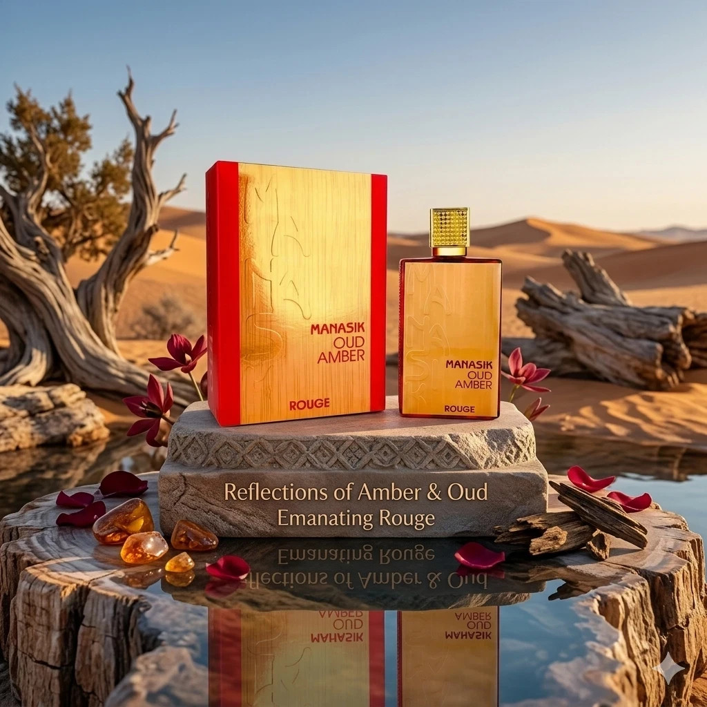 MANASIK Oud Amber Rouge 100ml 3.4oz EDP Perfume Luxury BR540 Alternative Unisex