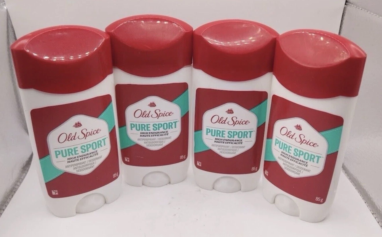 5pack Old Spice High Endurance Deodorant, 48 Hour Protection, Pure Sport 2.4 oz