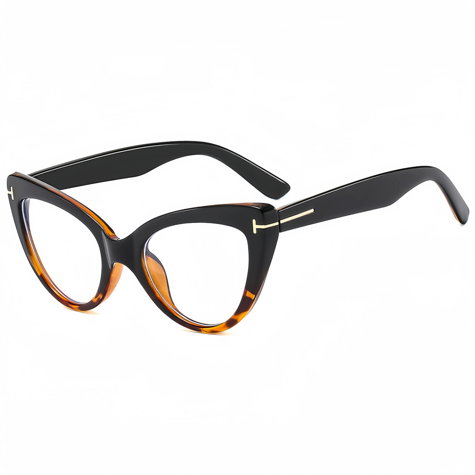 Europe and the United States fashion new triangle cat eye trend glasses frame