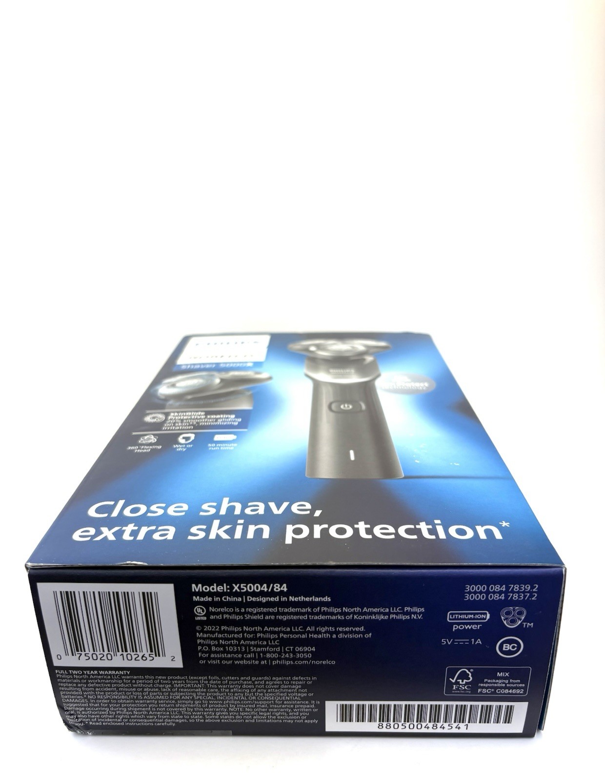 Philips Norelco Shaver 5000X Men’s Wet Dry Cordless Rechargeable Shower Proof