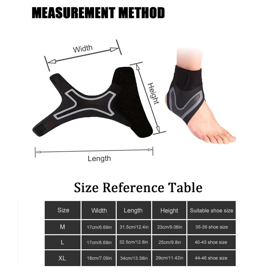 Ankle Brace Support Compression Football Breathable Running Sleeve Cycling