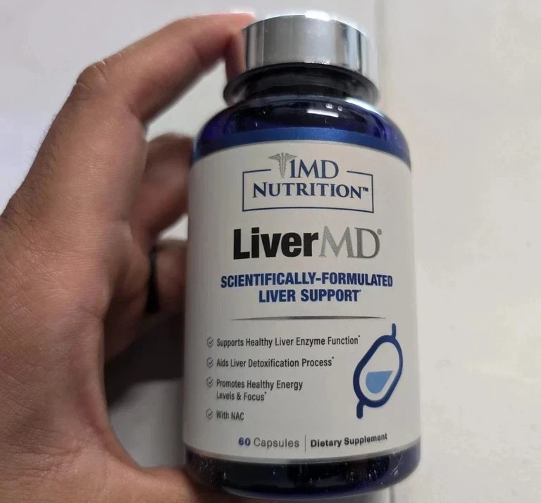 2 Packs 1MD Nutrition LiverMD – Liver Support Supplement New | Exp 12/2027…