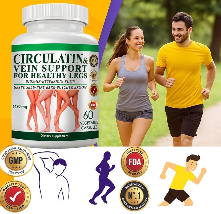 New 3 x Bottle Healthy Legs Support Circulation Vein 180 Capsules Free Shipping