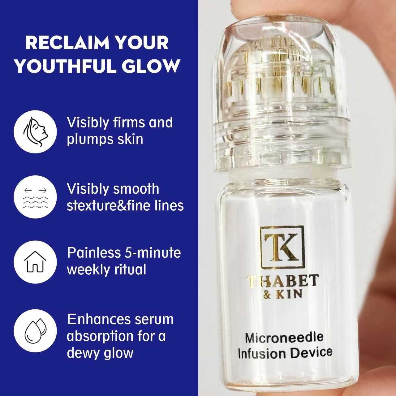 Anti Aging Micro Infusion System 0.05mm Microneedle Stamp Hyaluronic Acid Serum