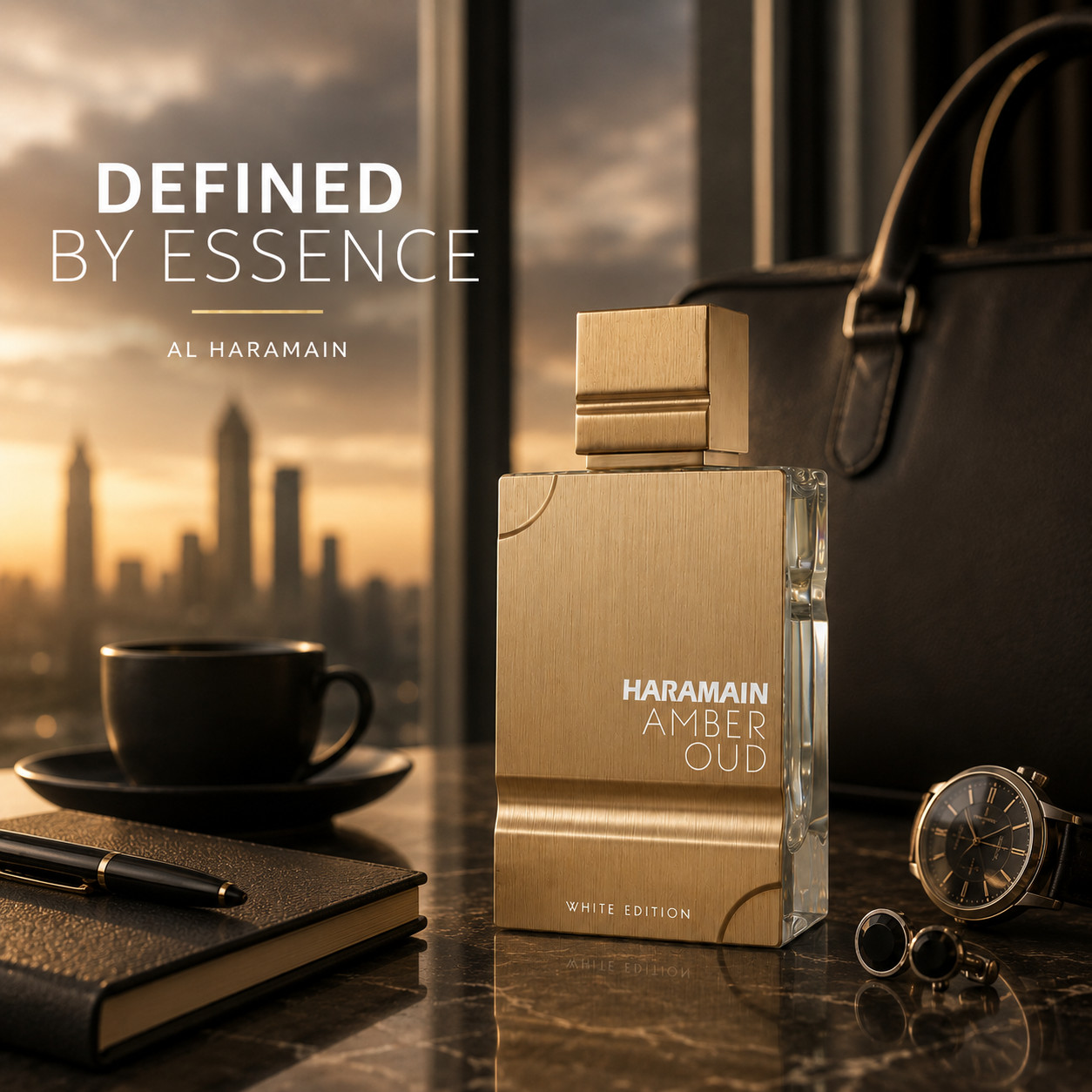 AL HARAMAIN Amber Oud White Edition EDP 60ml 2oz Unisex Perfume Luxury UAE