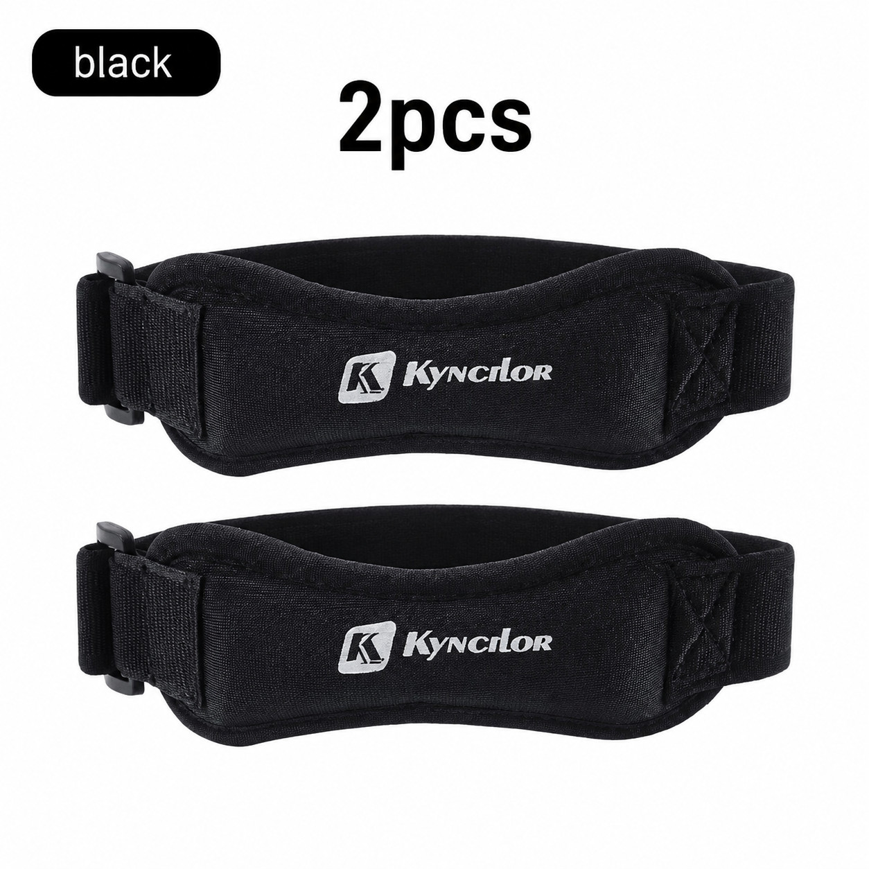 2Pcs Knee Patellar Tendon Strap Adjustable Support Brace for Running Sports