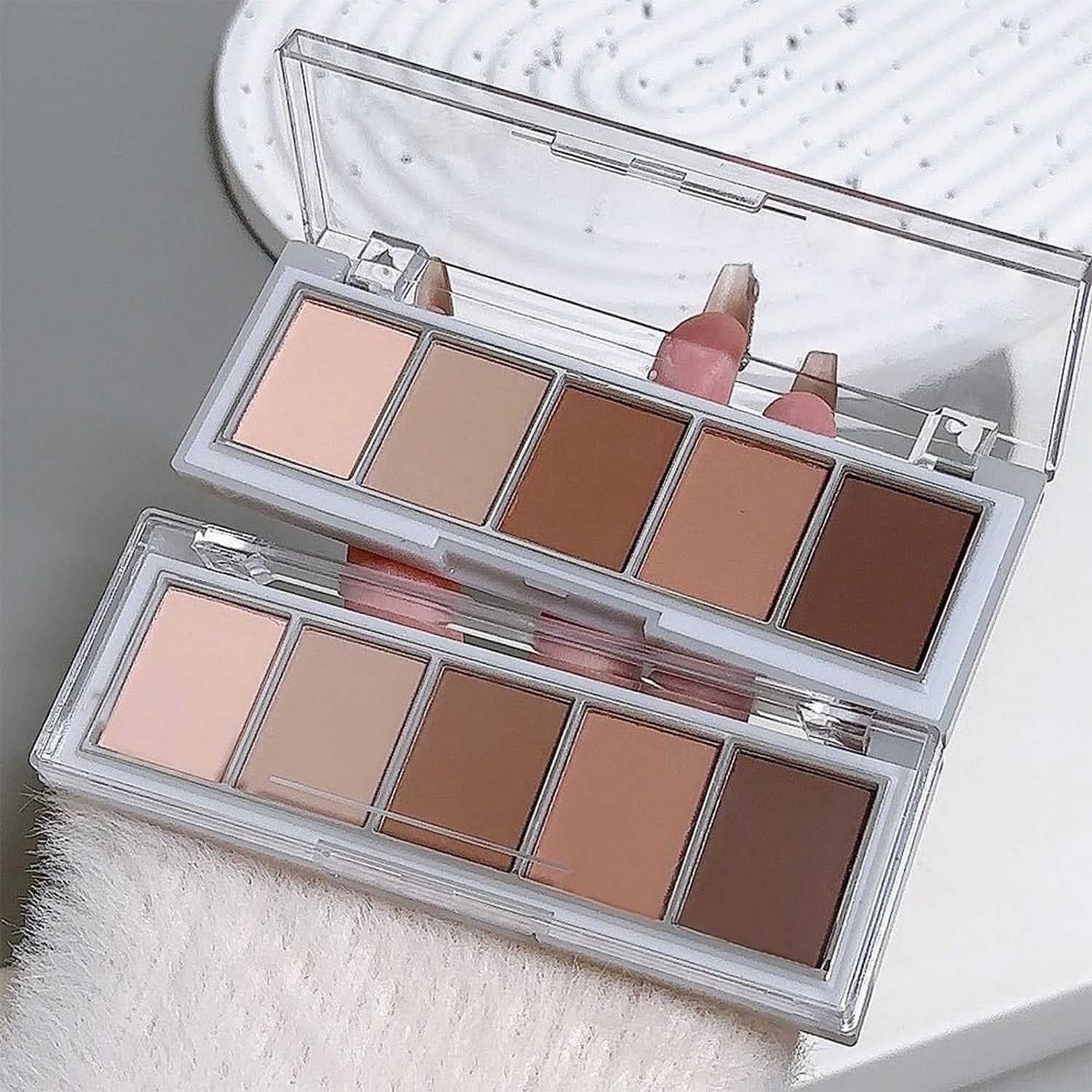 Matte Eyeshadow Palette,Peach Nude Neutral Eye Shadow,Rosy Beige Taupe Brown …