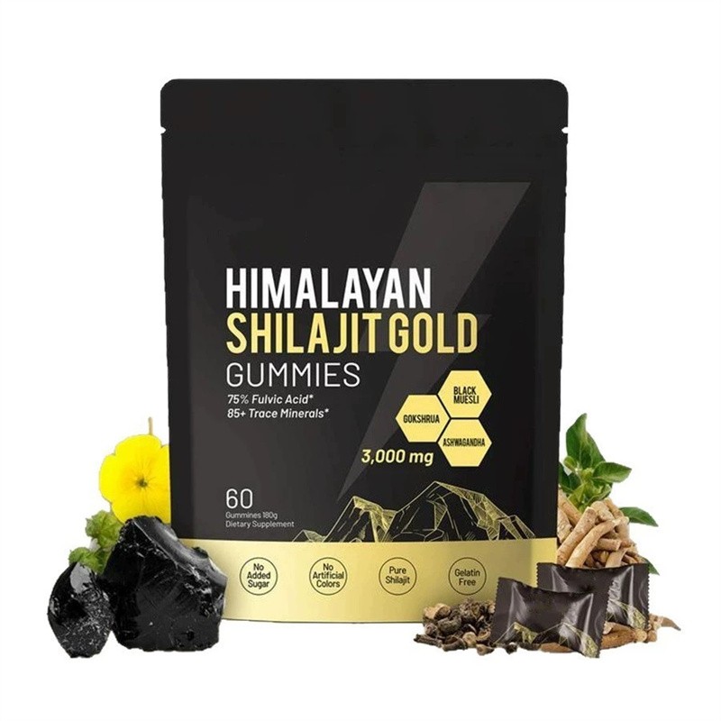 Shilajit 60 Gummies, Shilajit Micronutrient Supplement, Himalayan Premium – 2025