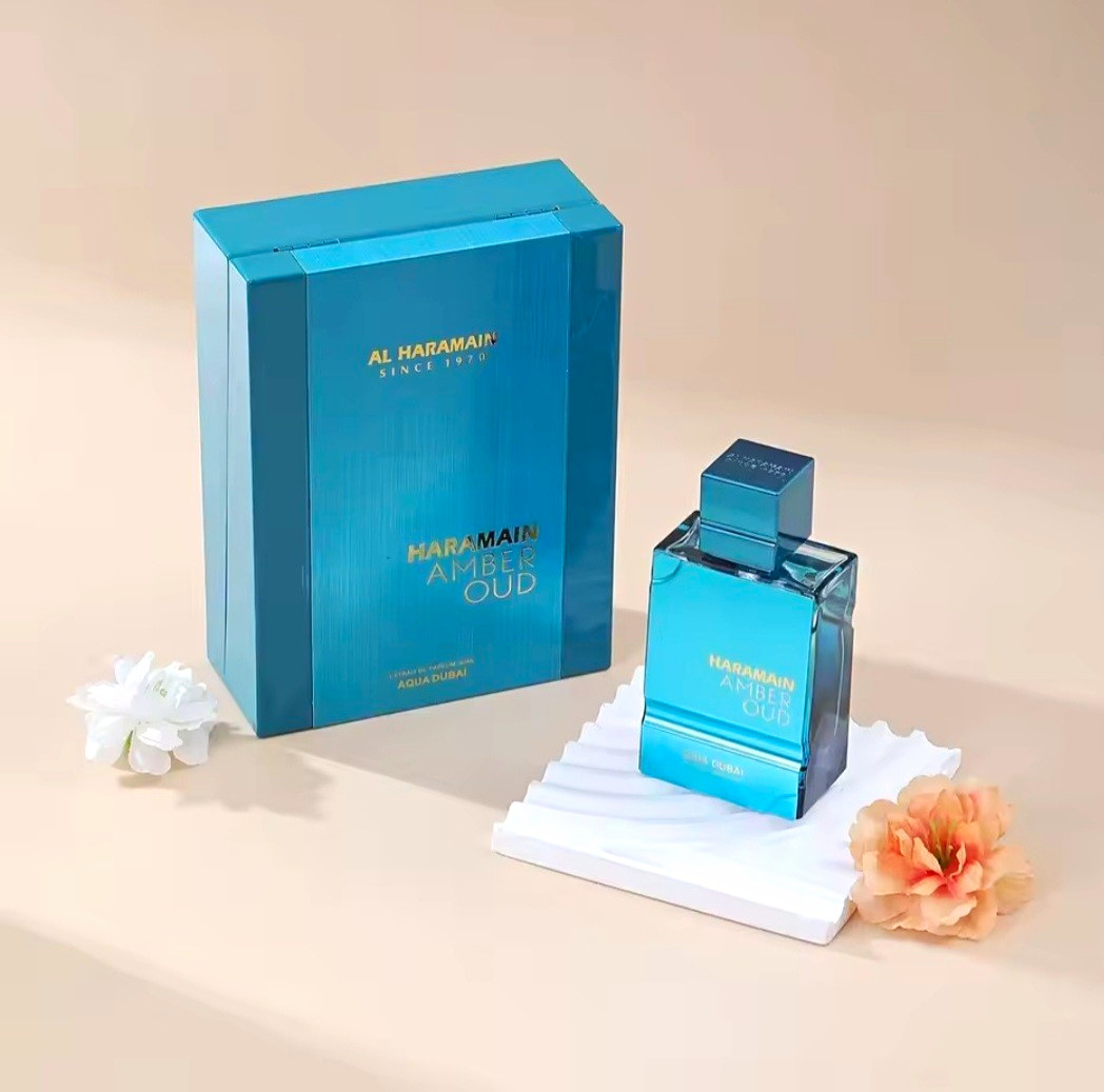 Al Haramain Amber Oud Aqua Dubai Extrait de Parfum Spray Regular Size 75 ml