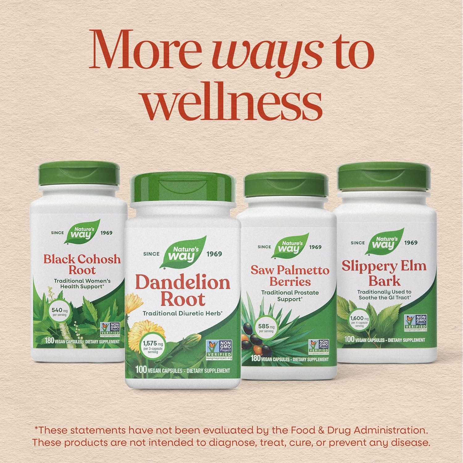 Dandelion Root Capsules, Traditional Diuretic Herb, 1,575 Mg Dandelion Root per