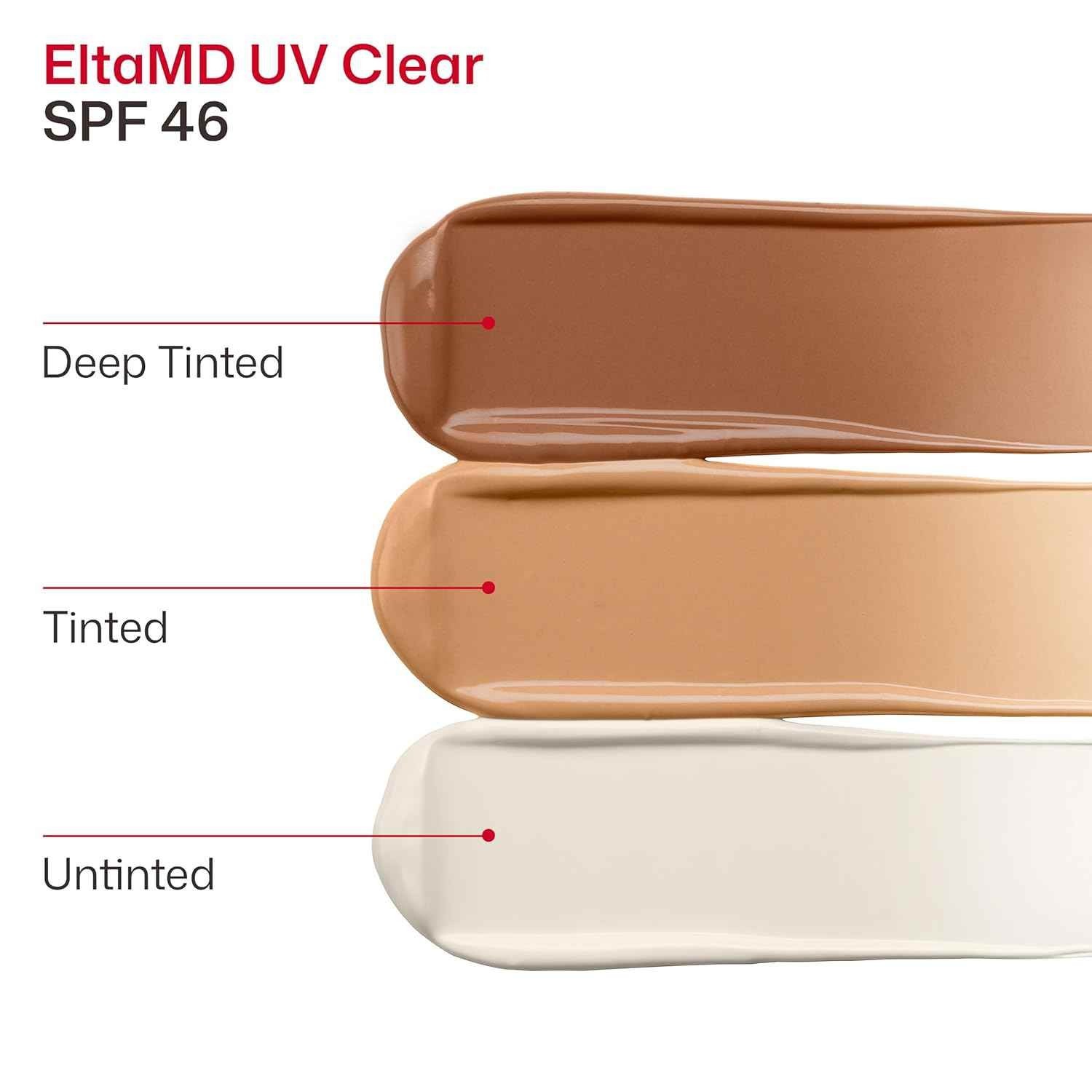 NEW IN BOX UV Clear NON TINTED SPF 46 FACIAL SUNSCREEN 1.7 OZ EXP 03/27