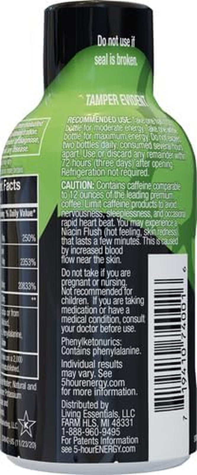 5-Hour Energy Extra Strength Strawberry Watermelon Energy Shot 1.93 Oz. Bottles