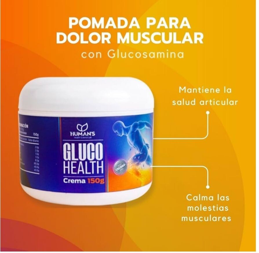 GlucoHealth crema Humans Health Lab Dolor de articulaciones joint support