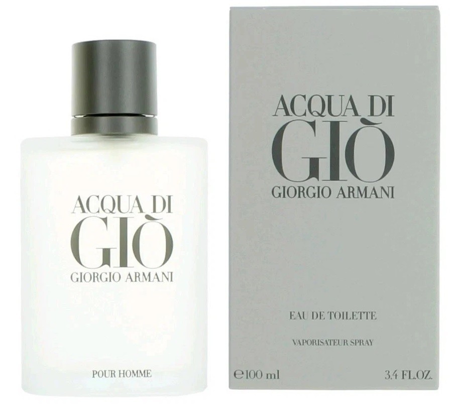 Acqua Di Gio By Giorgio Armani 3.4 oz Eau De Toilette Spray Men’s New & Sealed